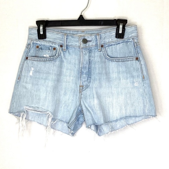 GRLFRND Helena High Rise Shorts in MY WAY SIZE 24 NWT - Picture 4 of 12